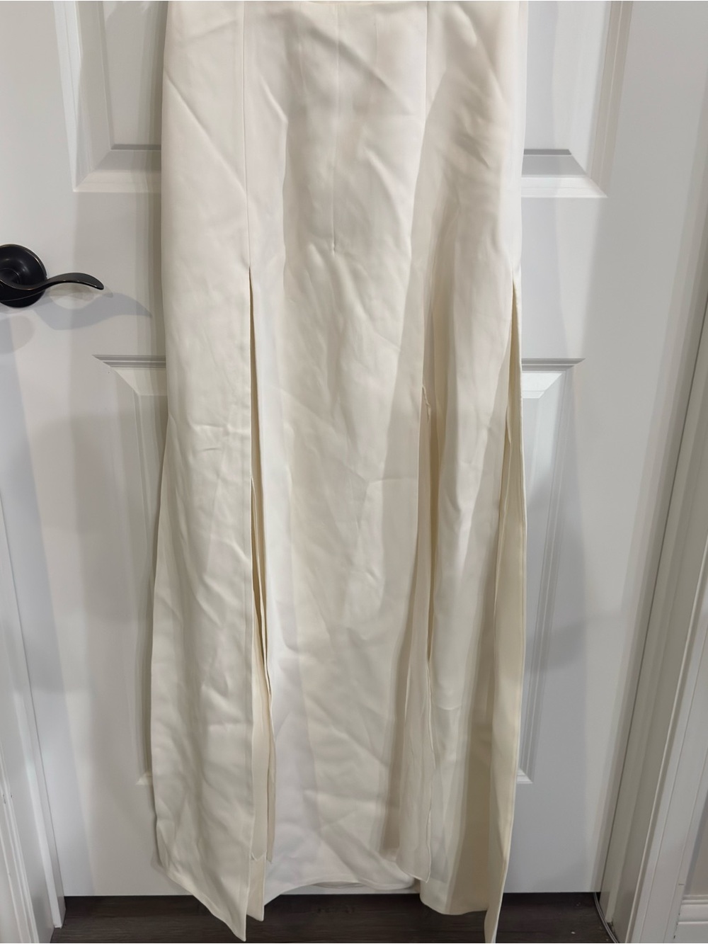 KHAITE Nonya Open Back Maxi Dress in White - Picture 10 of 12